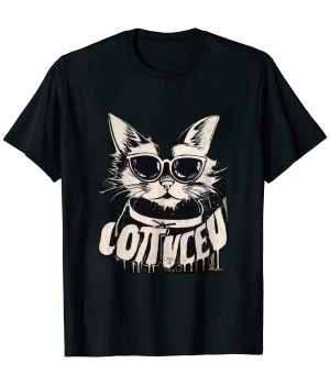 Ulloord Rad Cool Cats Love Me Shirt - Retro Rockabilly Lowbrow T-Shirt