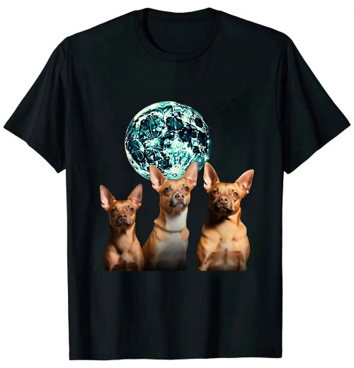 Ulloord and Moon 3 Dog Meme Funny Wolves Howling Parody T-Shirt