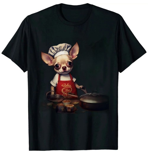 Ulloord Chihuahua Cooking Outfit - Cooking Chihuahua T-Shirt