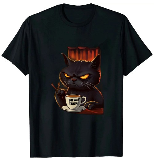 Ulloord I don't like people in the morning.I Hate Morning People CAT T-Shirt