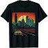 Ulloord Atlanta City Skyline Retro 80s Style Souvenir Gift T-Shirt