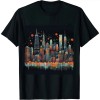 Ulloord Chicago City Downtown Skyline T-Shirt