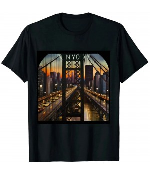 Ulloord New York City Skyline North America Brooklyn Souvenirs Gifts T-Shirt