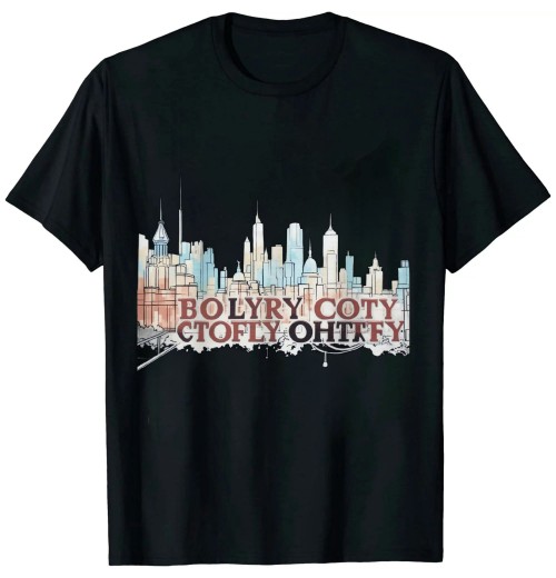 Ulloord Philadelphia City Skyline Brotherly Love Cute Philly Gift T-Shirt