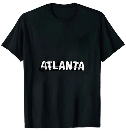 Ulloord City Skyline Area Code 404 Downtown Atlanta Georgia Souvenir T-Shirt