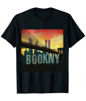 Ulloord New York Bridge Vintage Skyline T-Shirt