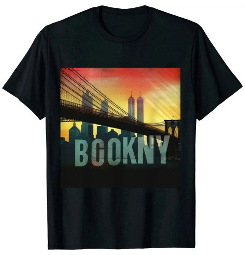 Ulloord New York Bridge Vintage Skyline T-Shirt