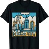 Ulloord Downtown Kansas City Missouri - City Skyline Calligraphy T-Shirt