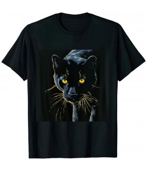 black panther walking for lovers Animal leopard & jaguar T-Shirt