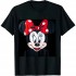 Classic cartoon character black crew neck T-shirt