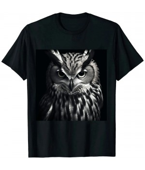 Bird Art Animal Owl T-Shirt