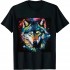 Cosmic Wolf Classic Fit Round Neck T-shirt