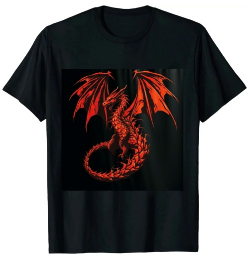 Shangniulu Dragon Tribal Graphic Mythical Legendary Creature Folklore T-Shirt