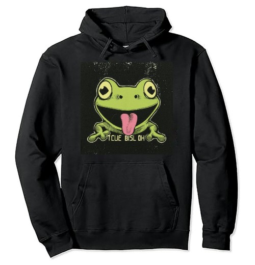 Shangniulu Cute Frog Always Be Yourself Unless You Can Be A Frog Pullover Hoodie