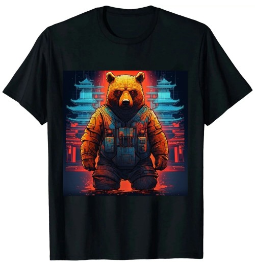 Shangniulu Bear Artwork - Zoo Art Animal Bear T-Shirt