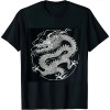 Shangniulu Japan Dragon Tattoo Drawing Traditional Japanese Graphic T-Shirt