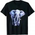 Shangniulu Elephant Animal Art Colourful Animal Lovers Elephant T-Shirt