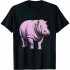 Shangniulu Hippo Animal Men's Hippo Women's Animals T-Shirt