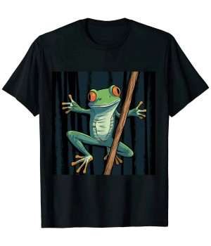 Shangniulu Frog animal motif animal print frog T-Shirt