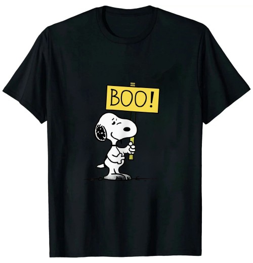 Shangniulu Halloween Snoopy Boo! T-Shirt