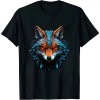 Shangniulu Fox Blue Eyes Animal Fox T-Shirt