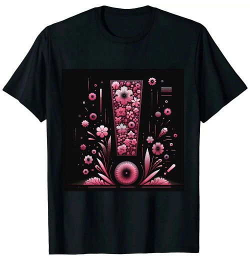 Shangniulu Fashion printed T-shirt black round neck cotton short-sleeved T-shirt